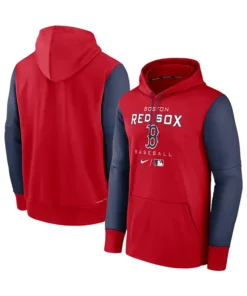 Nike, Jackets & Coats, Nike Boston Red Sox Zip Up Hoodie Navy Red Womens  Xl