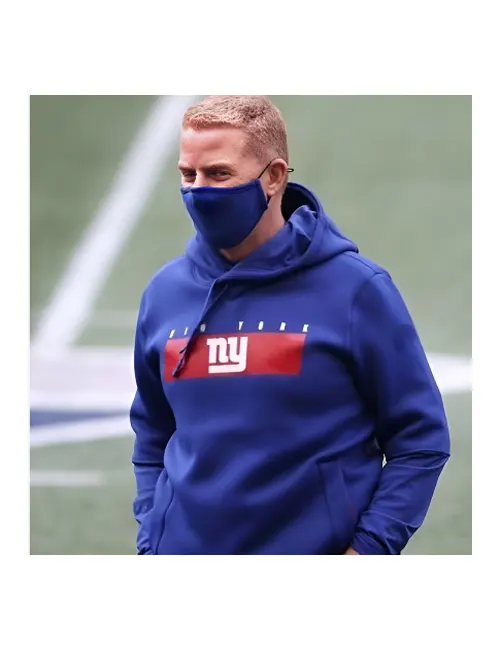 ($32) New York NY Giants nfl Football Jersey Hoodie Sweatshirt TODDLER  (3-3T)