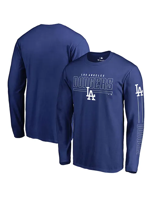Men's Los Angeles Dodgers '47 Royal Irving Long Sleeve T-Shirt