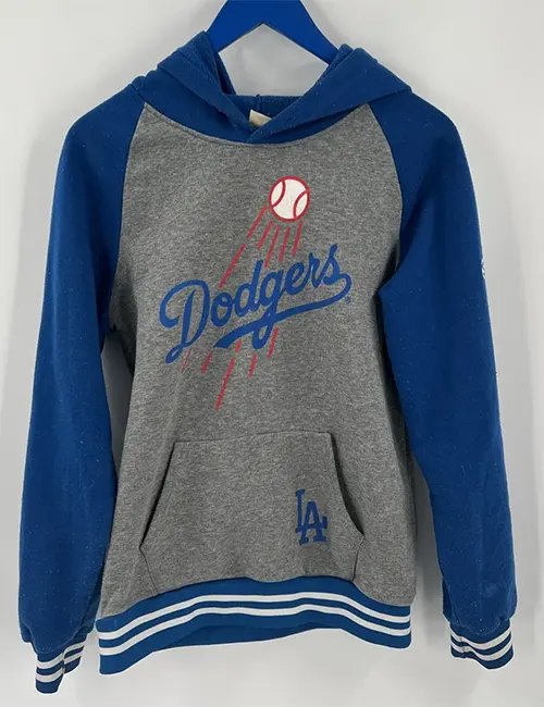 Vintage Nike MLB Los Angeles Dodgers Men's Pull Over Hoodie Jacket  Size XXL.