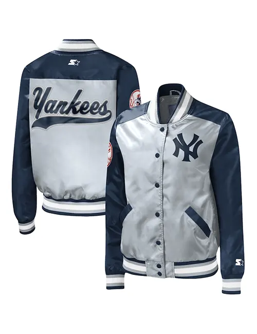 Maker of Jacket Leather Vest MLB Team New York Yankees Black