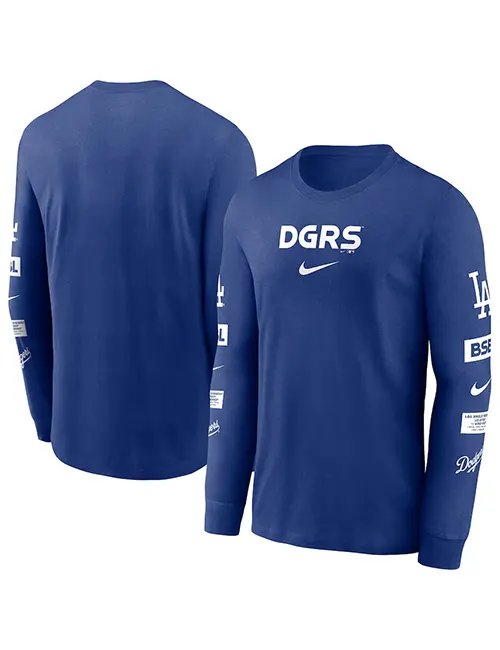 Los Angeles Dodgers Nike City Connect Tri-Blend T-Shirt - Royal