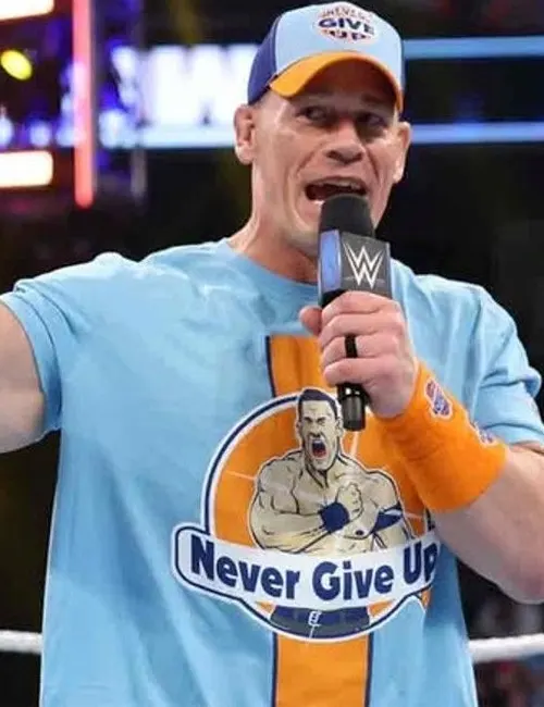WWE NXT John Cena Never Give Up Print T-Shirt