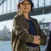 NCIS Sydney Michelle Mackey Quilted Bomber Jacket
