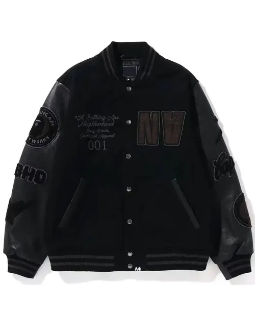 Bape NBHD Varsity Jacket - William Jacket