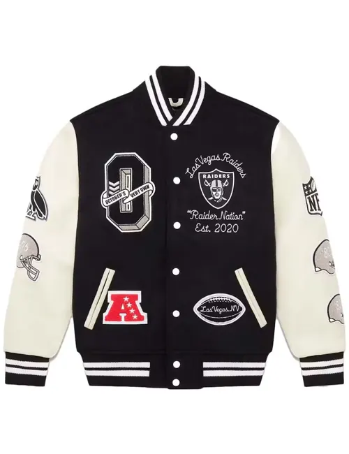Bedford Las Vegas Raiders Varsity Patches Jacket - William Jacket