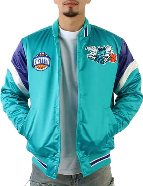 Charlotte Hornets Eastern Varsity Jacket - William Jacket