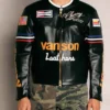 Cherry Vanson Star Black Leather Jacket