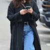 Lucy Hale Black Trench Coat