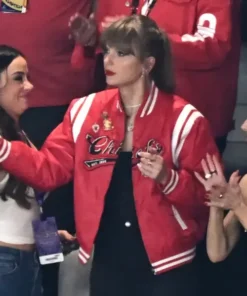 Why is Taylor Swift wearing No 60 on her jacket at the Super Bowl?