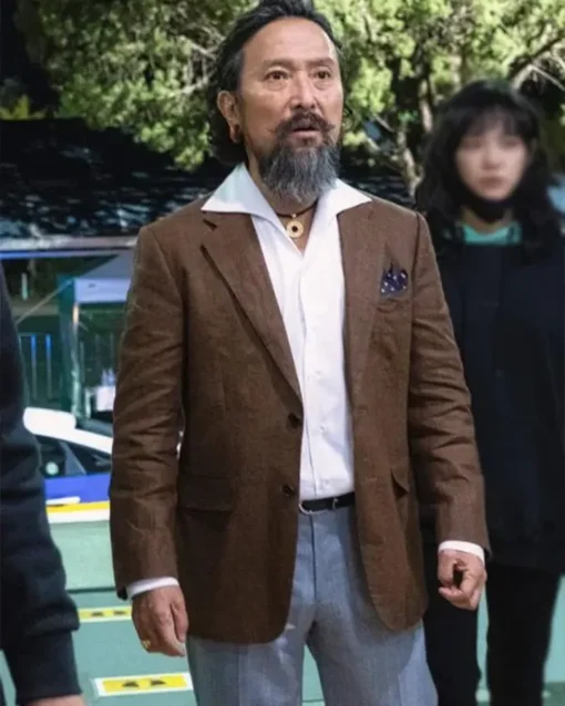 Ahn Suk-hwan The Uncanny Counter Brown Blazer Front