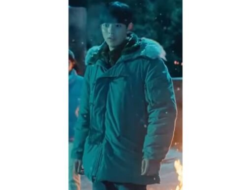 All-Of-Us-Are-Dead-Lee-Su-Hyeok-Grey-Parachute-Hooded-Coat-Front