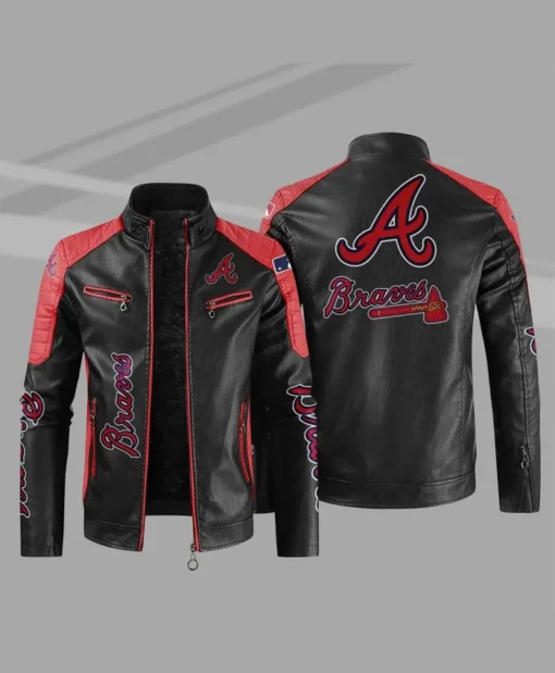 Atlanta Braves Leather Jacket