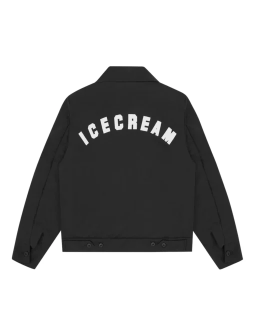 Black ICECREAM Work Jacket On Sale