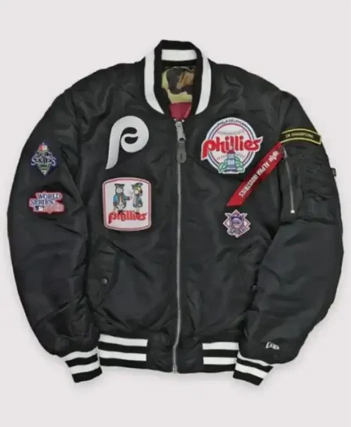 Black Philadelphia Phillies Jacket