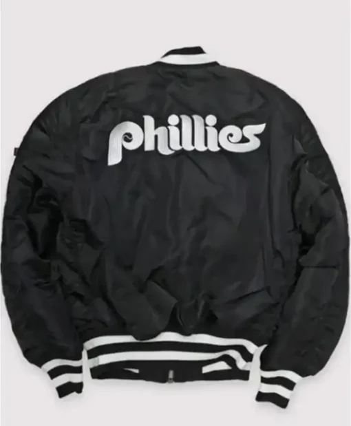 Black Philadelphia Phillies Jacket On Sale