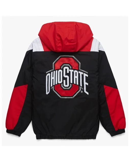 Blackout Ohio State Buckeyes Pullover Hooded Jacket