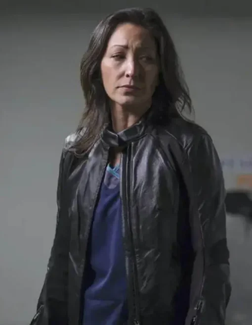 Christina Chang The Good Doctor S04 Leather Jacket