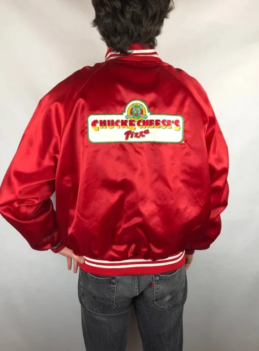 Chuck E Cheese Jacket Back View