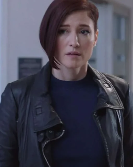 Chyler Leigh Supergirl Alex Danvers Cafe Racer Leather Jacket