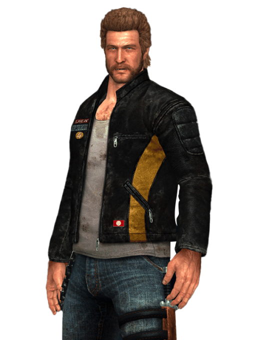 Dead Rising 3 Chuck Greene Black Leather Jacket