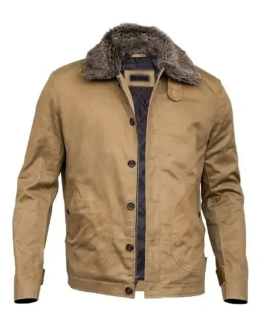 Extraction 2 Tyler Rake Suede Brown Jacket Front