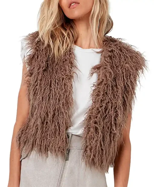 Faux Fur Shaggy Vest