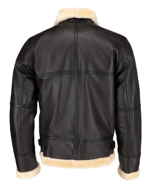 Henry Brown Sheepskin Shearling Aviator Jacket