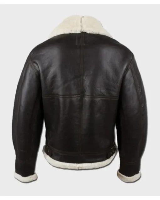 Jackson-SF Aviator Shearling Leather Jacket Back