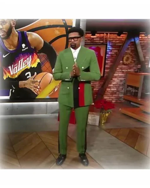 Jalen Rose Christmas Suit