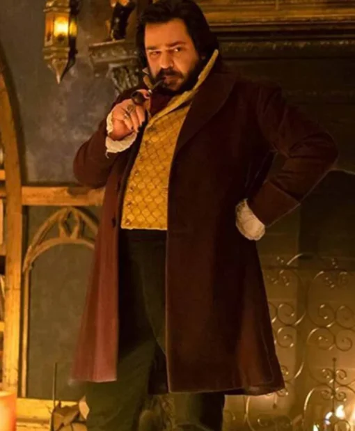 Laszlo Cravensworth What We Do in the Shadows S02 Maroon Coat