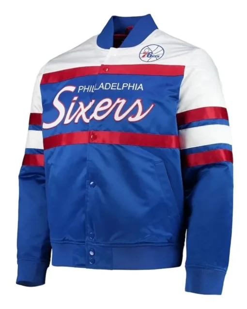 Laurel NBA Philadelphia 76ers Varsity Jacket