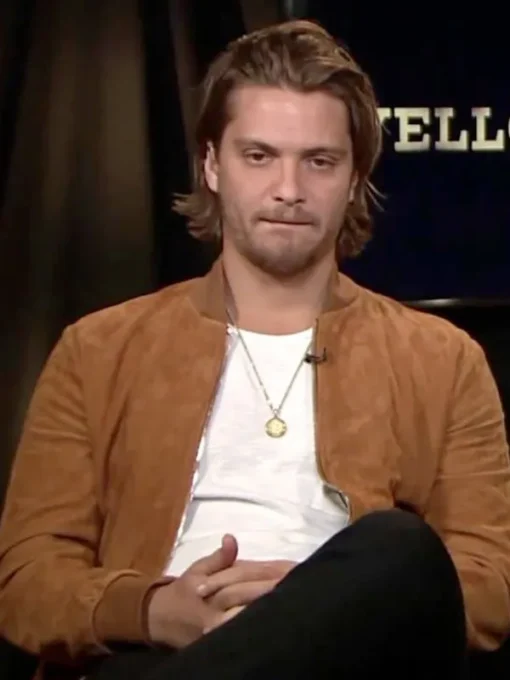 Luke Grimes Yellowstone Kayce Dutton Brown Bomber Jacket