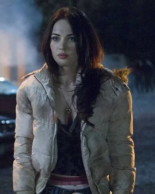 Megan Fox Jennifer’s Body Hooded Parka Puffer Jacket