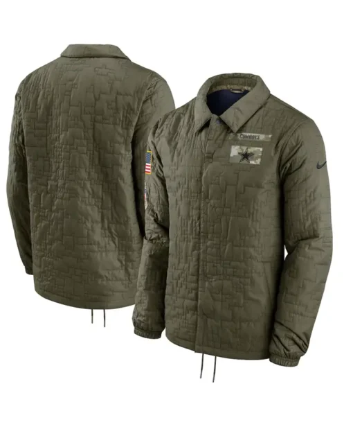 NFL Cowboys Green puffer Jacket