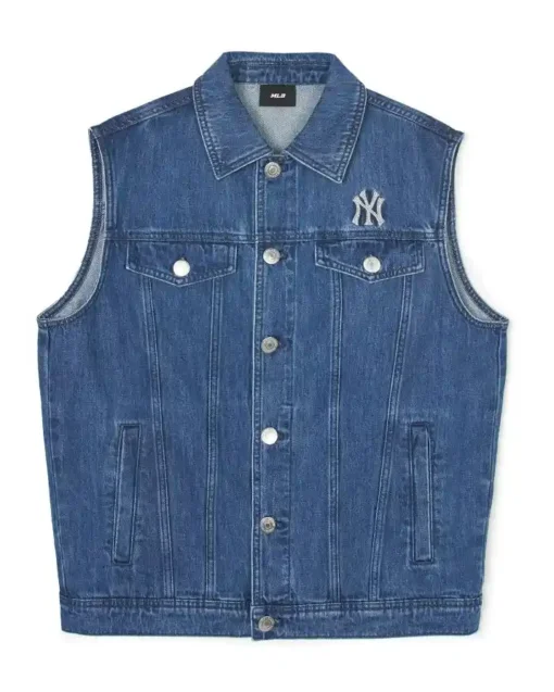 New York Yankees Denim Vest