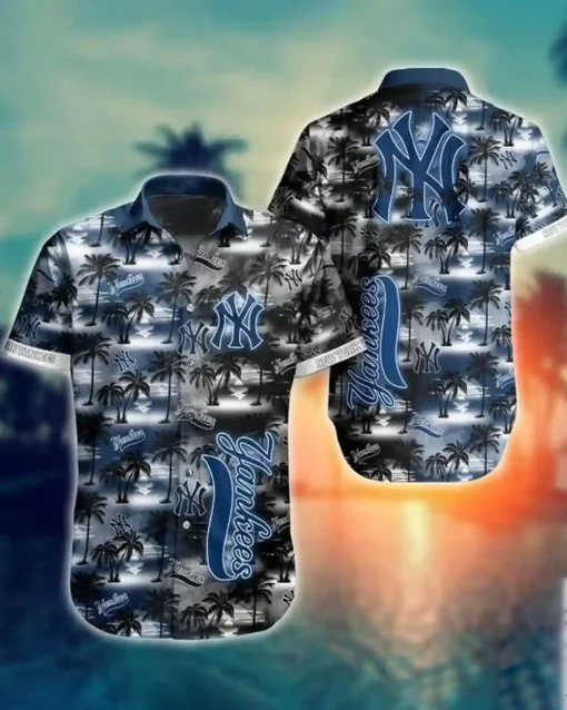 New York Yankees Hawaiian Shirt For Sale