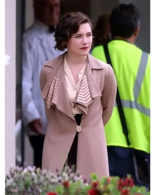 Oppenheimer Florence Pugh Brown Trench Coat