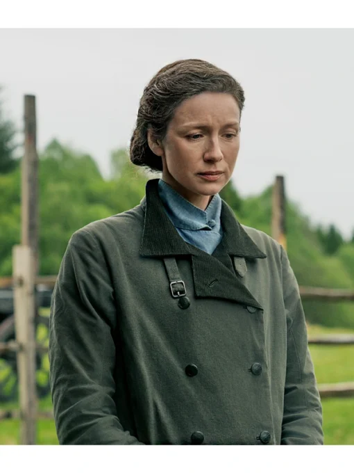 Outlander S07 Claire Randall Green Coat