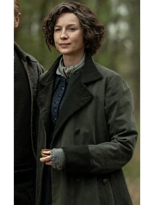 Outlander S07 Claire Randall Green Coat sale