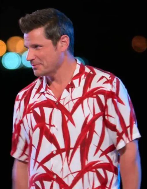 Perfect Match Nick Lachey Red Leaves Shirt