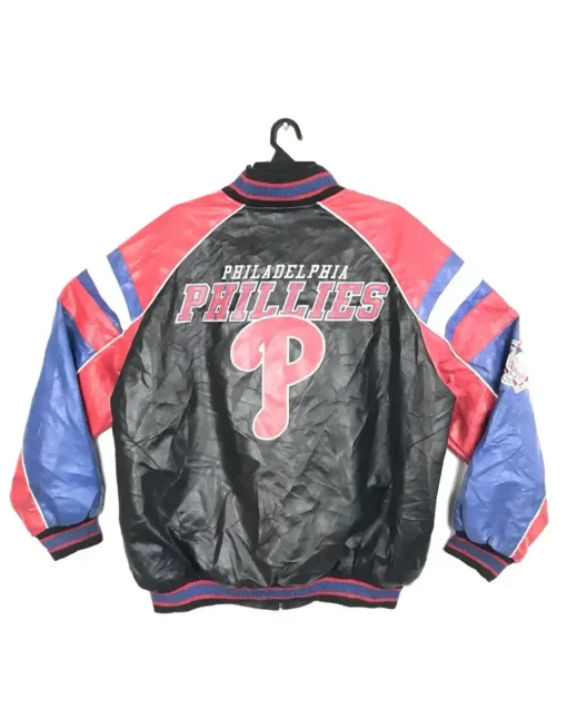 Philadelphia Phillies Faux-leather Jacket