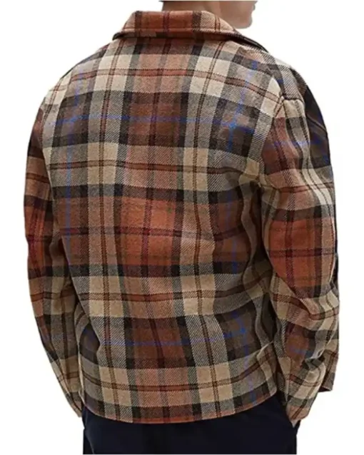 Riverdale S05 Jughead Jones Brown Plaid Jacket Back