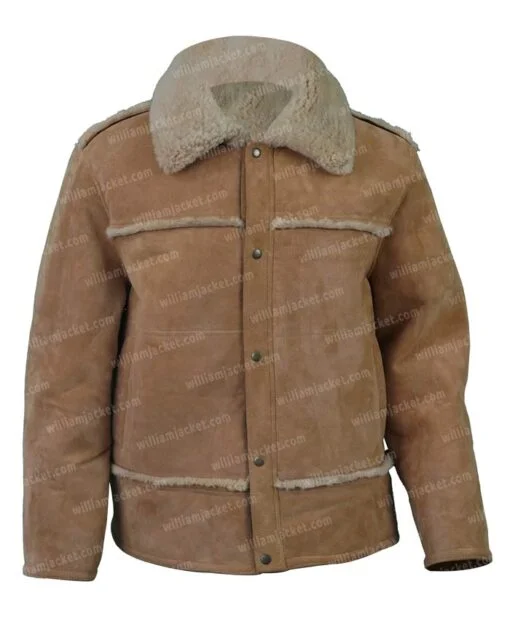 Ryan Bingham Yellowstone S04 Shearling Fur Suede Leather Jacket