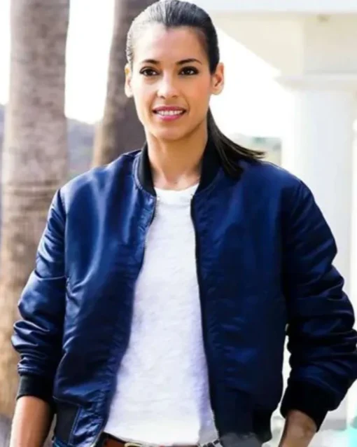 S.W.A.T. S02 Stephanie Sigman Blue Bomber Jacket