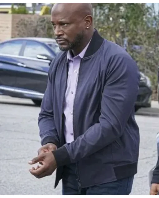 S.W.A.T. S06 Taye Diggs Bomber Jacket Front