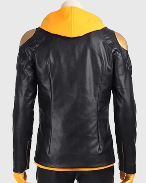 Shop Pokemon Go Team Spark Black Gold Leather Jacket