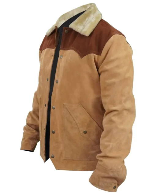 Shop Yellowstone S03 Ep08 John Dutton Brown Jacket