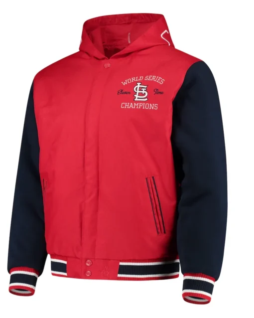 St Louis Cardinals Jacket With Hood