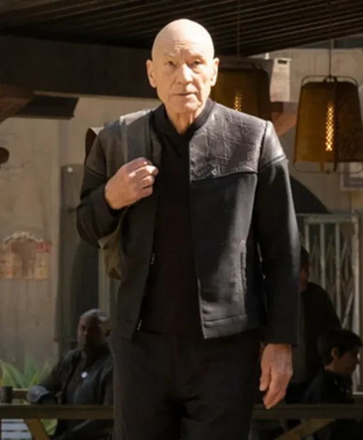 Star Trek Jean-Luc Picard Wool Black Jacket